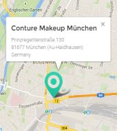 Lageplan Conture Makeup München